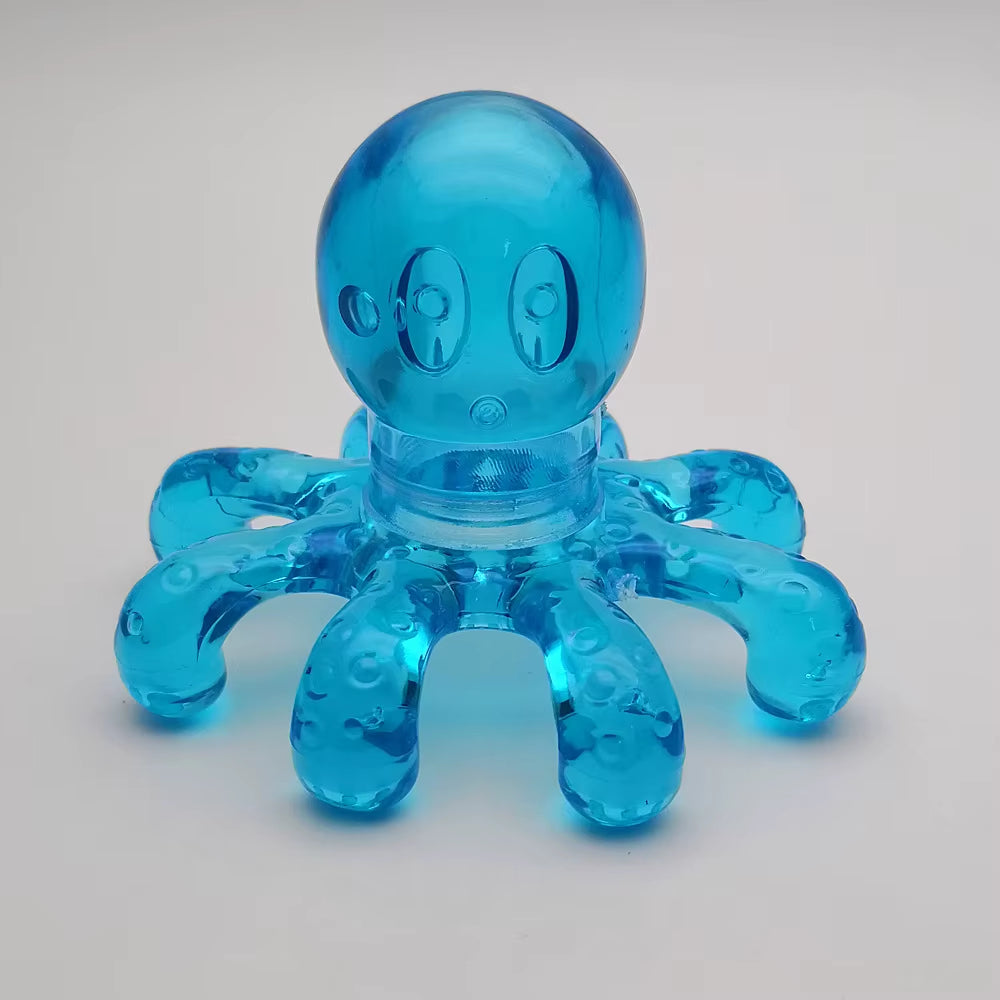 Mini Octopus Shape Personal Massage Muscle Relaxing Body Neck Massage Tool Crystal Claw Massage Handheld Massage