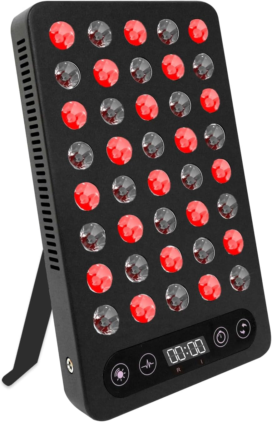 Red Light Therapy for Body,Red Light Panel 660Nm 850Nm, Built in Timer,40 Leds,200W High Power Panel Used to Promote Sleep, Improve Body, Relieve Muscle Fatigue-Red Light Therapy for Face